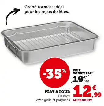 Super U Plat à four offre