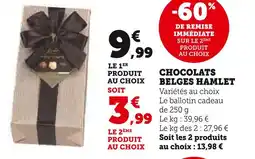 Super U Hamlet chocolats belges offre