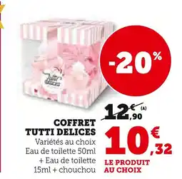 Super U Coffret tutti delices offre