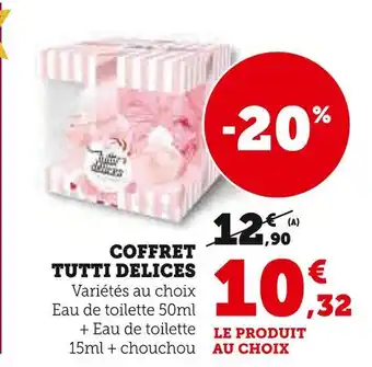 Super U Coffret tutti delices offre