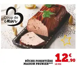 Super U Maison prunier bûche forestière offre