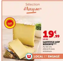 Super U Laguiole aop réserve offre