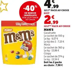 Super U M&m's offre
