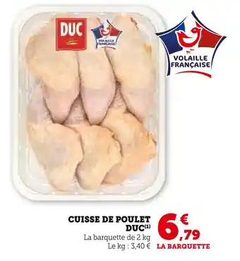 Super U Duc cuisse de poulet offre