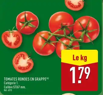 ALDI Tomates rondes en grappe offre