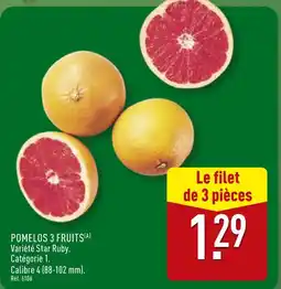 ALDI Pomelos 3 fruits offre