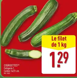 ALDI Courgettes offre
