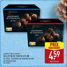 ALDI Gourmet finest cuisine ballotin de chocolats offre