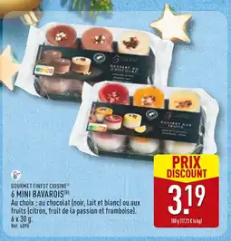 ALDI Gourmet finest cuisine 6 mini bavarois offre