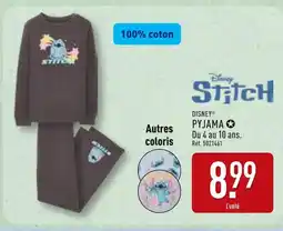 ALDI Disney pyjama stitch offre
