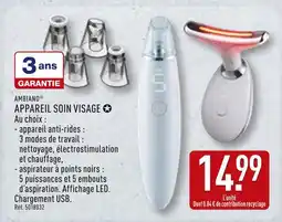 ALDI Ambiano appareil soin visage offre
