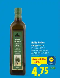 Lidl Huile d'olive vierge extra offre