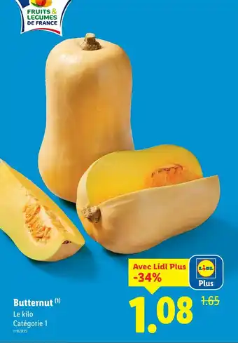 Lidl Butternut offre