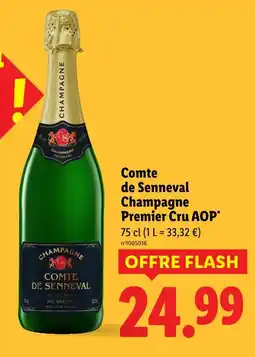 Lidl Comte de senneval champagne premier cru aop offre