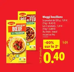 Lidl Maggi bouillons offre