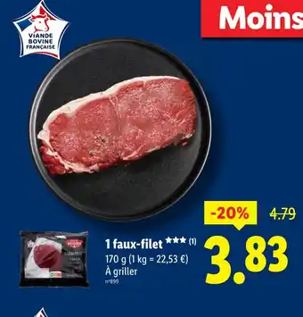 Lidl 1 faux-filet offre