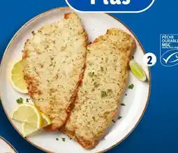 Lidl 2 filets limande msc du nord meunière offre