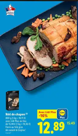 Lidl Deluxe rôti de chapon offre