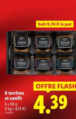 Lidl Deluxe 6 terrines et confit offre