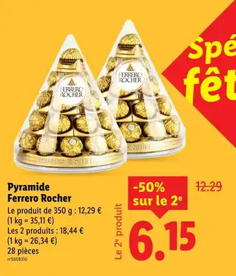 Ferrero rocher pyramide