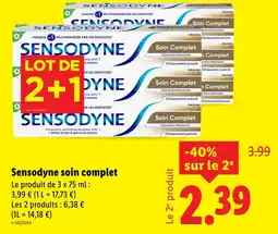 Lidl Sensodyne soin complet offre