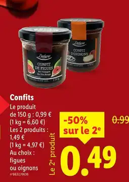 Lidl Delxue confit offre