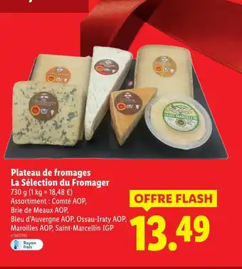 Lidl La selection du fromager plateau de fromages offre