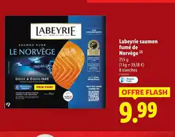 Lidl Labeyrie saumon fumé de norvège offre