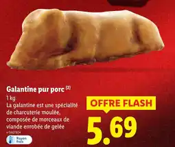 Lidl Galantine pur porc offre