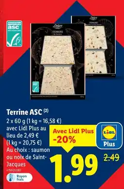 Lidl Deluxe terrine asc offre