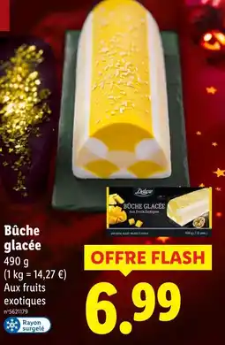 Lidl Deluxe bûche glacée offre