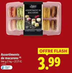 Lidl Deluxe assortiment de macarons offre