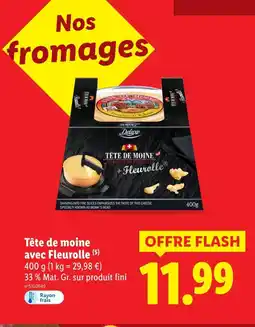 Lidl Deluxe tête de moine avec fleurolle offre