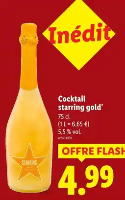 Lidl Cocktail starring gold offre