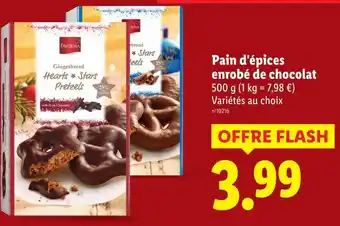 Lidl Favorina pain d'épices enrobé de chocolat offre