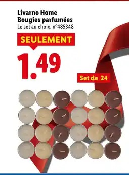 Lidl Livarno home bougies parfumées offre