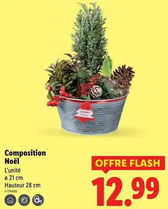 Lidl Composition noël offre
