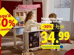 Lidl Marché de jouet magasin enfant offre