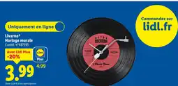 Lidl Horloge murale offre