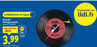 Lidl Horloge murale offre