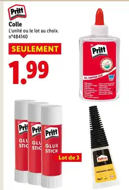 Lidl Pritt colle offre