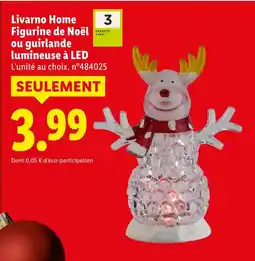 Lidl Livarno home figurine de noël ou guirlande lumineuse à led offre
