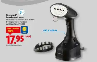 Lidl Silvercrest défroisseur à main offre