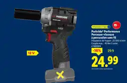 Lidl Parkside performance perceuse-visseuse à percussion sans fil offre