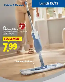 Lidl W5 balai serpillière offre