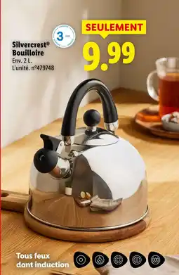 Lidl Silvercrest bouilloire offre
