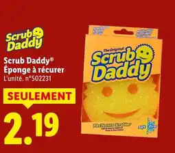 Lidl Scrub daddy éponge à récurer offre