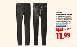 Lidl Esmara jean premium femme offre