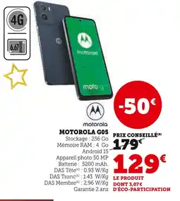 Super U Motorola g05 offre
