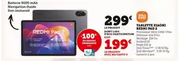 Super U Xiaomi tablette redmi pad 2 offre
